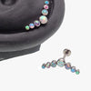 Pastel 7-Cluster Flatback Piercing 18g, 16g, 14g