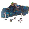 Dark Cherry Opal Titanium flat back