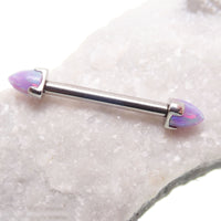 Multi lavender Opal Titanium Nipple Cones