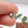 Titanium Opal Beaded Earrings