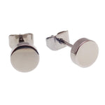 Titanium Earrings Polished Disc