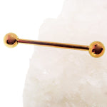 Titanium Barbell Rose Gold Finish