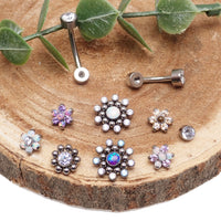 Titanium Interchangeable Belly Ring 14g