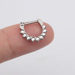 Swarovski Clear Crystal Crown Clicker 16g