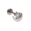 Moon & Star Flat Back 14g, 16g, 18g - Body Clickers Body Jewelry