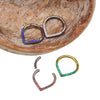 Opal Titanium Heart Clicker 16g