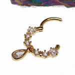 Tear Drop Septum Clicker 16g