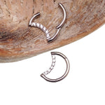 Moon-Shaped Titanium Clicker 16g