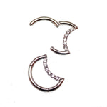 Moon-Shaped Titanium Clicker 16g