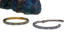 Side-Facing Turquoise & CZ Alternating Clicker 18g