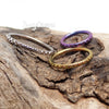 Crisscross-Etched Titanium Clicker 16g